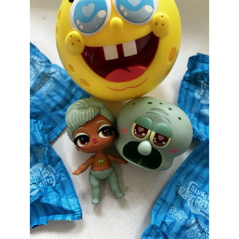 L.O.L. Surprise! Loves SpongeBob SquarePants Tots Squidward Doll Open Box